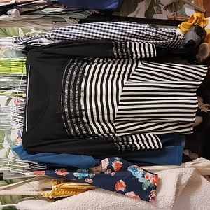 Womens Long Sleeve Blouse/T-Shirt